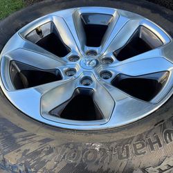 4 2021 DODGE RAM 20” Rims-Tires $1300