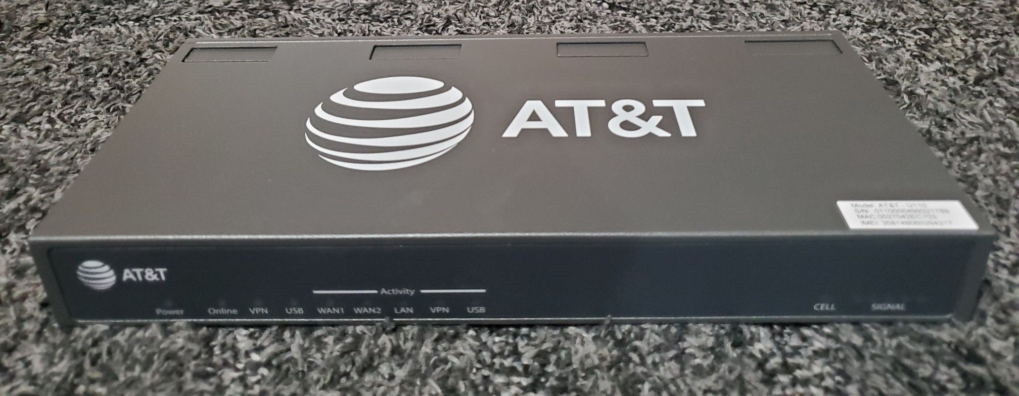 AT&T U110 Cellular Modem Remote Access VPN Gateway Firewall Dual WAN Router