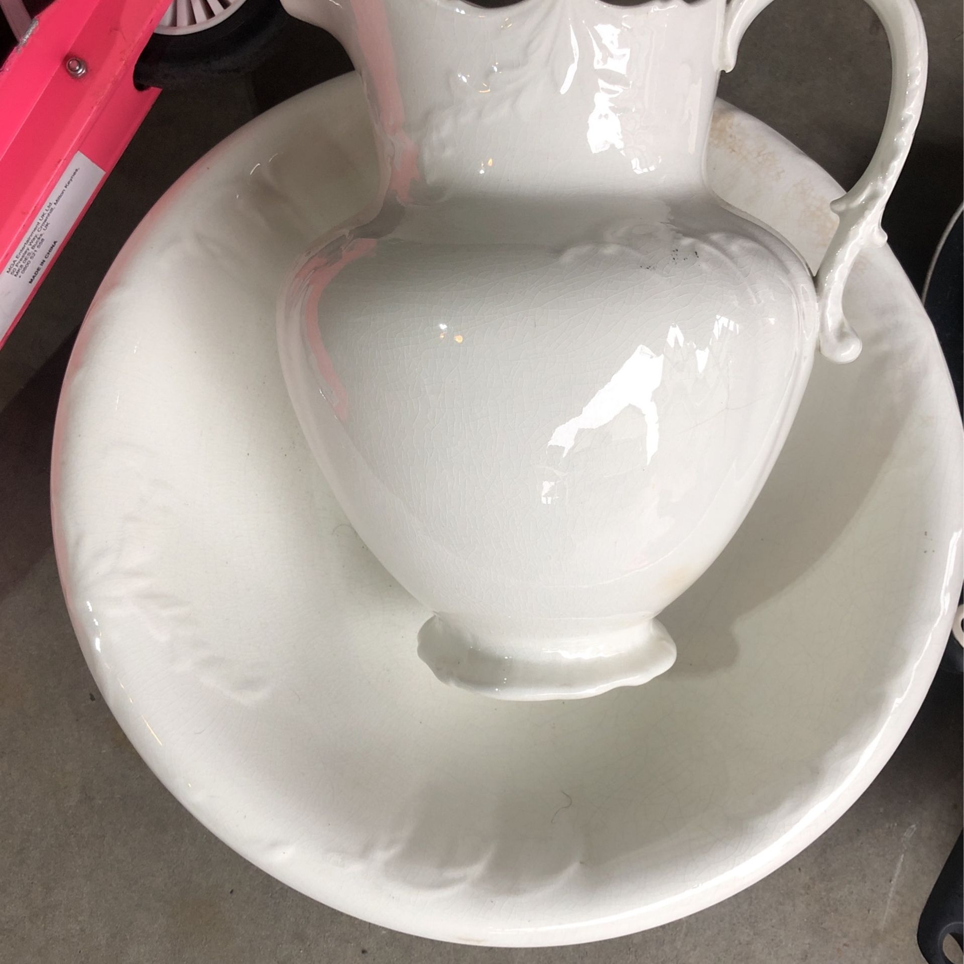 Bowl And Pitcher