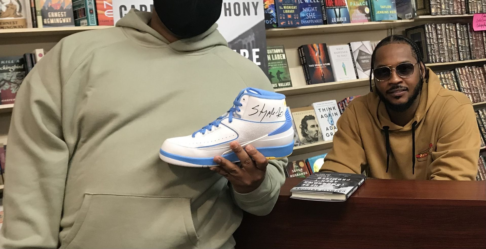 Jordan Melo Retro (2018) Signed By Carmelo Anthony Hall Of Famer