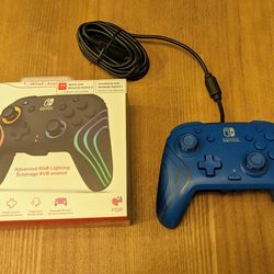 PDP Afterglow Wave Wired Controllers Lot 2x Nintendo Switch