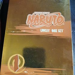 Naruto Uncut Box Set 1 And 2 DVD's 