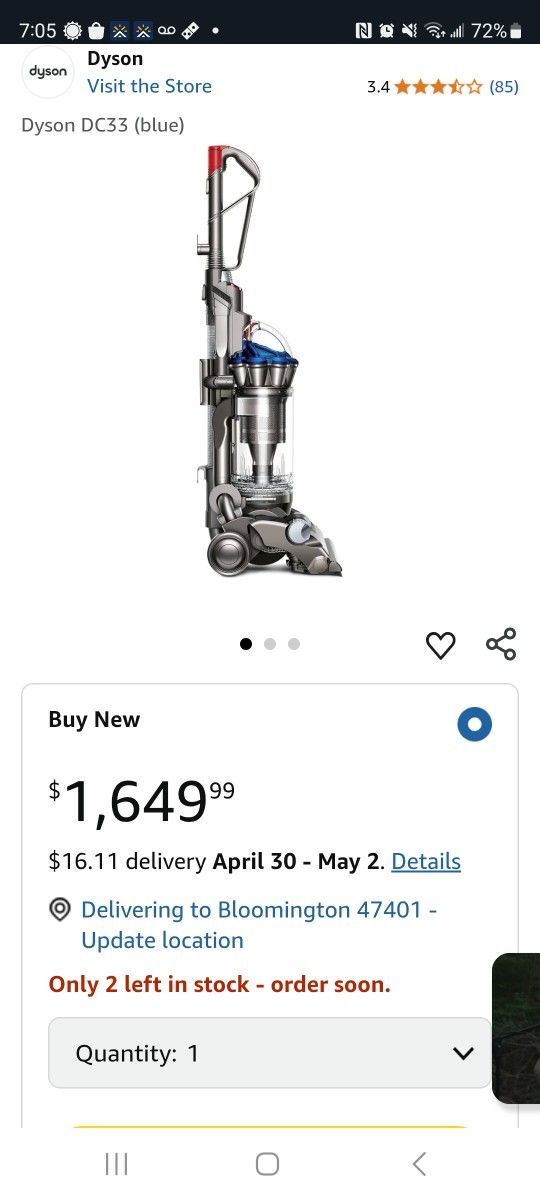 Dyson Vacuum