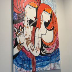 Beautiful Radha Krishna Painting 