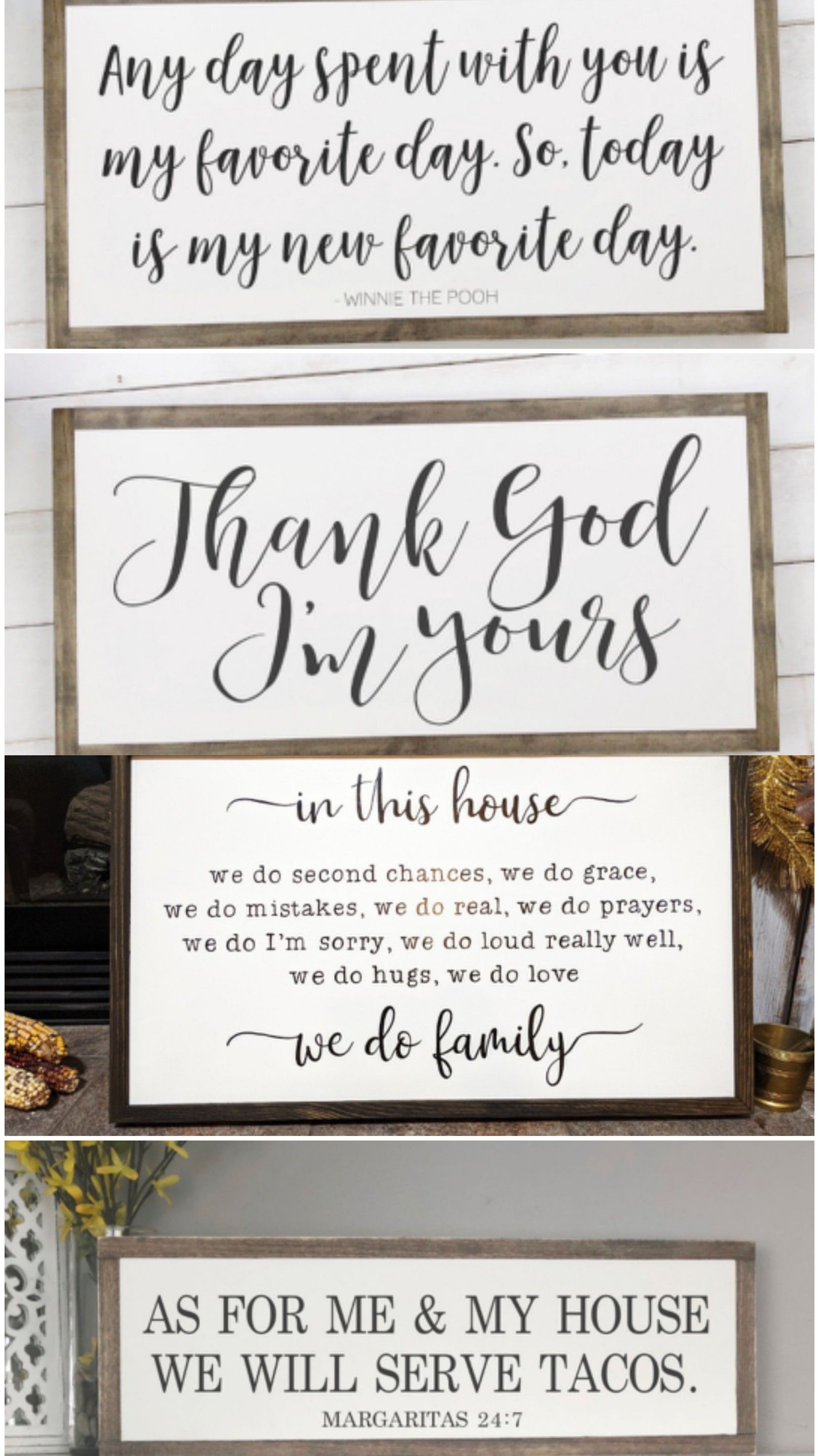 Custom wood signs