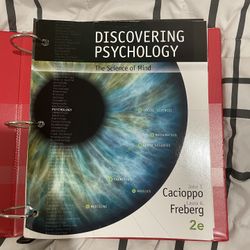 college book - discovering psychology 
