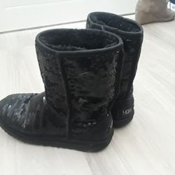 Black Sequin UGGs