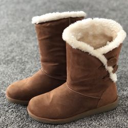 SO® Junebug Women's Winter Boots Chestnut Size 10 Medium 