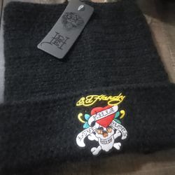 Ed Hardy knit beanie hat