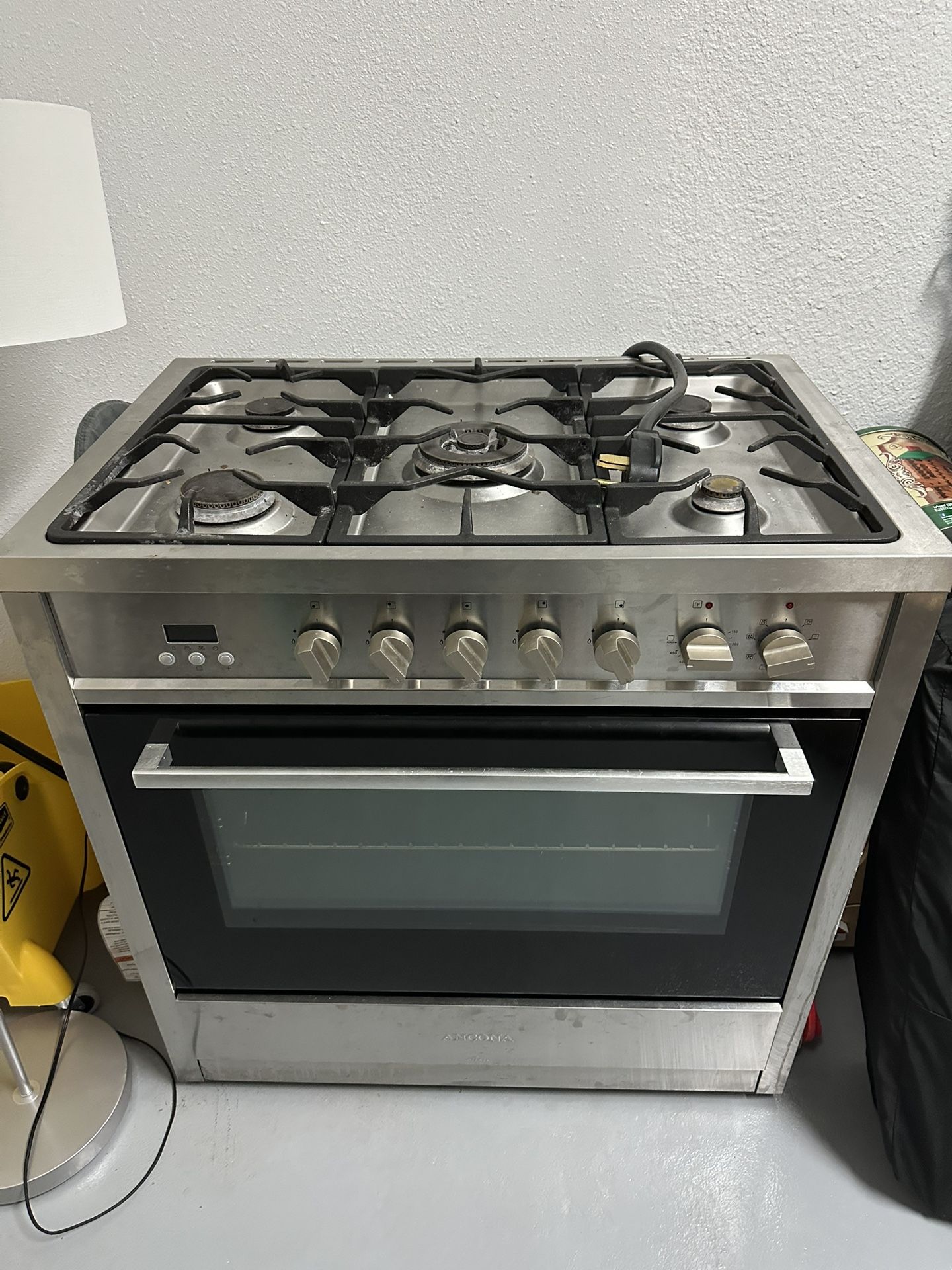 Gas oven range - Stainless Steel