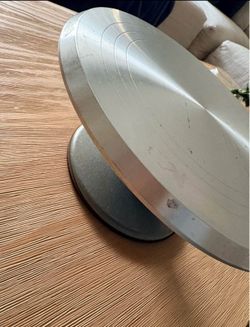 Rotating Cake Stand / Cake Decorating Turntable – Silver