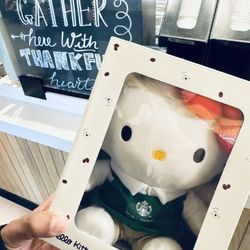 Hello Kitty Starbucks Plush $50