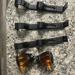 Curtain Brackets And End For Rod