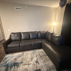 leather sectional