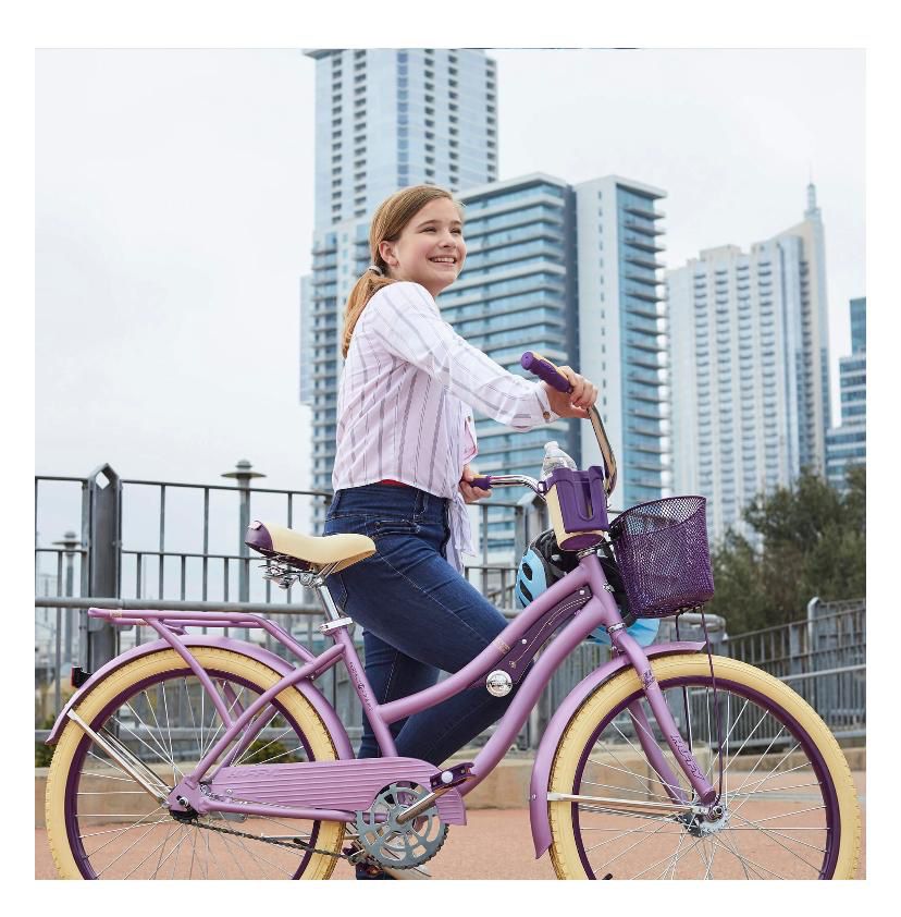 Brand new bicycle in the box Huffy 24" Nel Lusso Girls' Cruiser Bike, Purple NEW