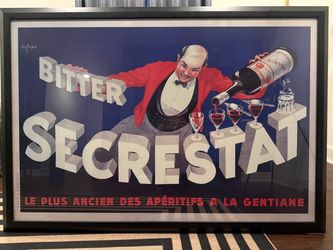Vintage Style French Poster by Roby (Artist) “Bitter Secrestat”