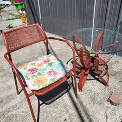 Patio Table & Chair