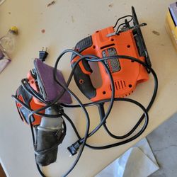 Black And Decker Jig Saw And Sander