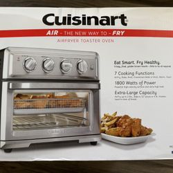 Air Fryer +Convention Toaster Oven 7-1 Bake,Grill,Stainless Steel, TOA-60