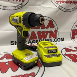 Ryobi PCL206 18V Cordless 1/2-inch Drill w/ Battery & Charger 11060339
