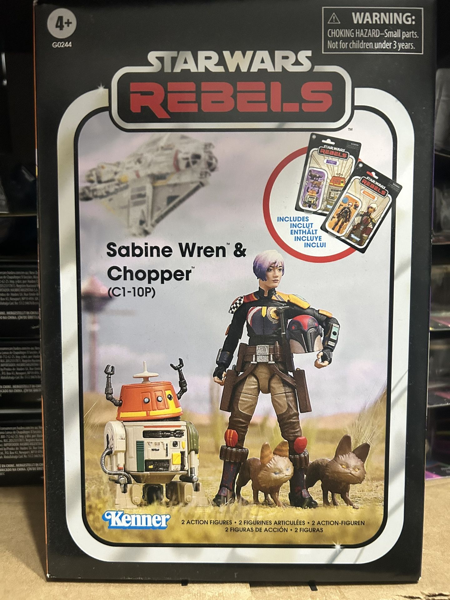 Star Wars rebels Sabine Wren And Chopper Vintage Collection