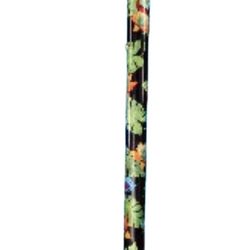 Carex Adjustable Walking Cane Tropical Leaves Aluminum.  Shipping Available.