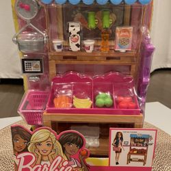 Barbie grocery stand deals
