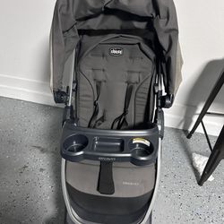 Baby Stroller With Car Seat And Base(Chicco Brand)
