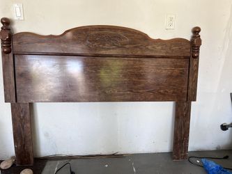 Queen Bed rail With Head Board