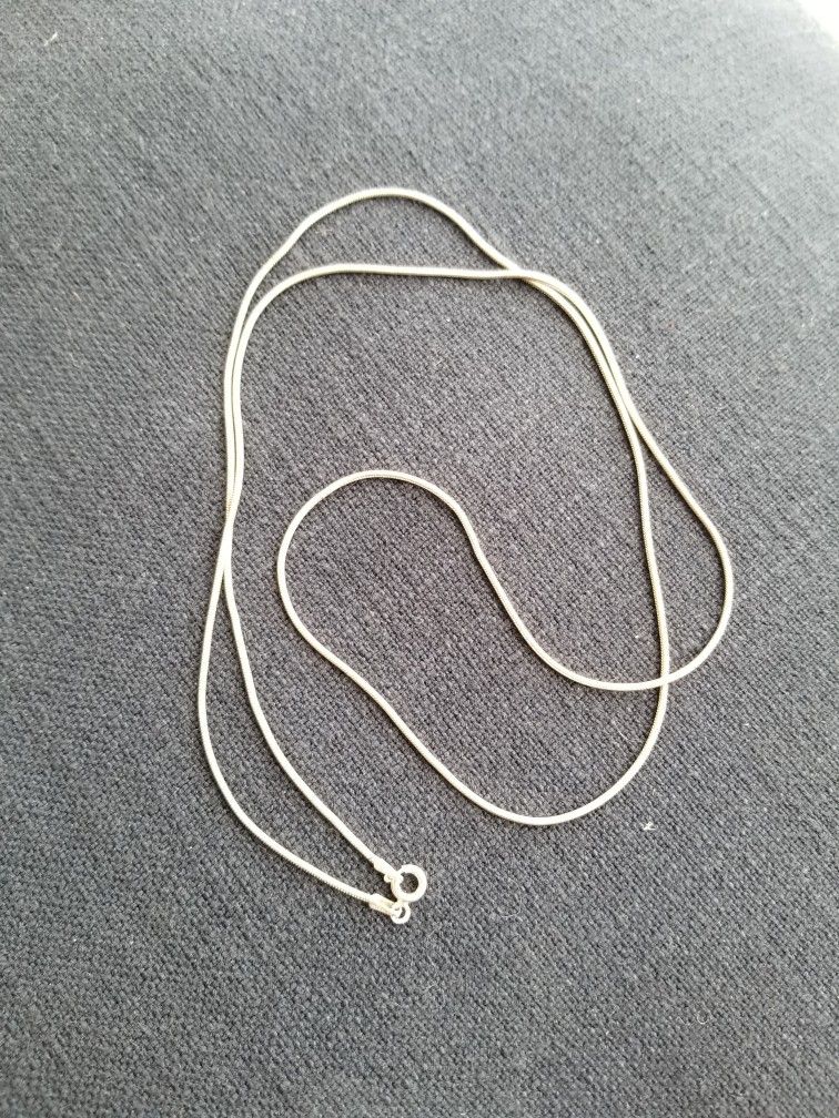 silver chain 925   30"