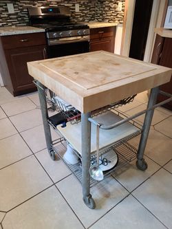 butcher block  table