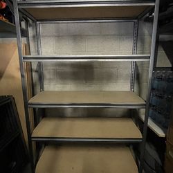 Boltless Industrial Shelving. W - 48” D - 18” H - 72” $125 Price is Firm