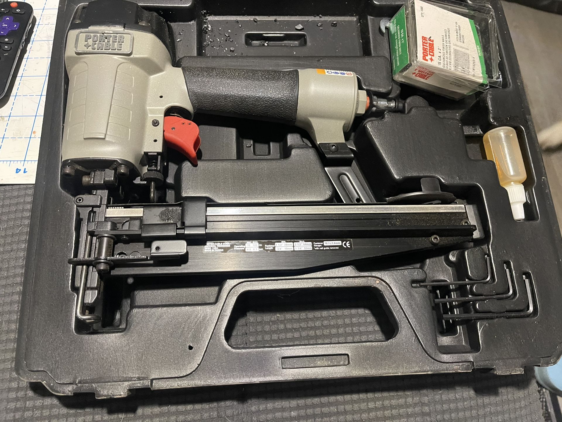 Porter Cable Finish Nailer