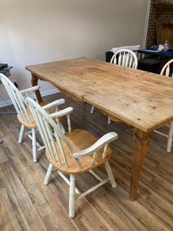 Table and chairs