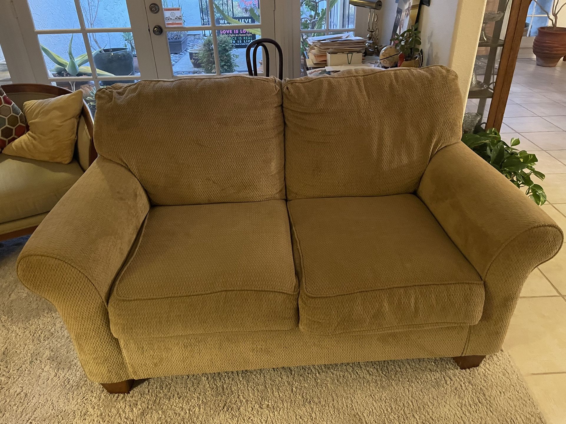 Free brown/green couch