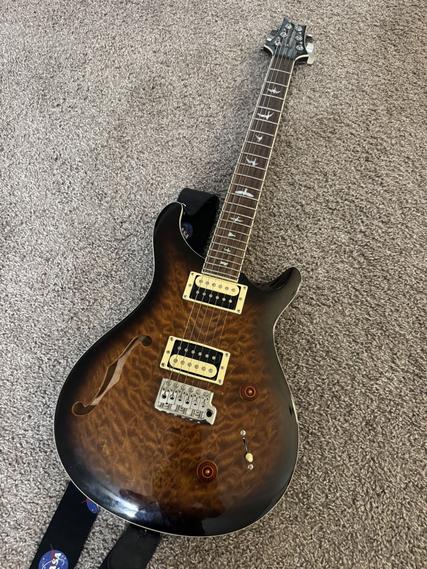 PRS SE Custom Semi Hollow Electric Guitar