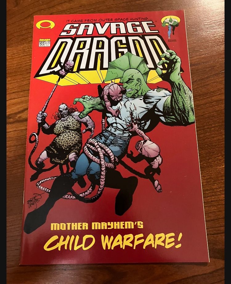 π₯ Savage Dragon # 102 Comic Book ( First Preview Of Invincible )