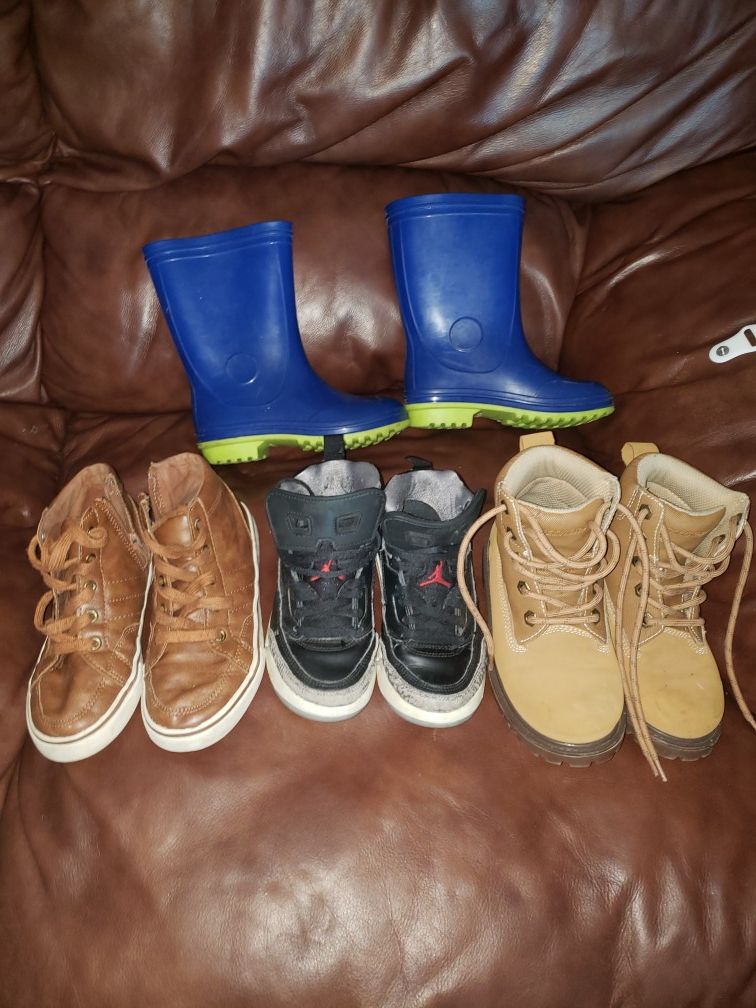 Shoes for boy size 13 blue rain boots size 12