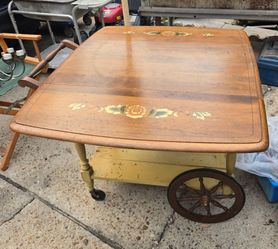 Vintage Beautiful Tea Cart OBO