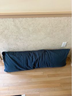 Navy blue body pillow -large