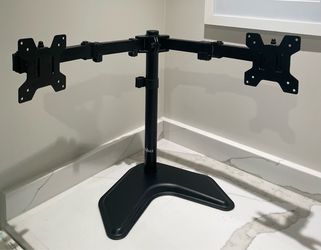 Double monitor stand