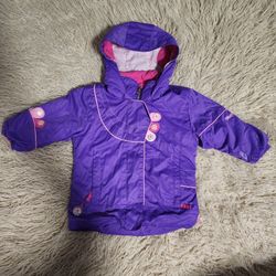 Obermeyer Purple Girls Size4 Ski Snow Winter Parka Jacket
