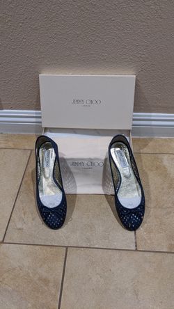 Jimmy Choo ballerina mesh flats