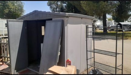 Storage shed house