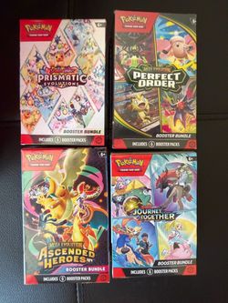 Prismatic evolutions & ascended heroes bundles + more