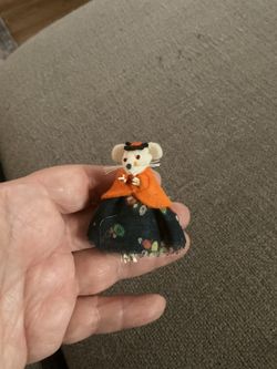 Vintage Miniature Handmade Lady Mouse - Rare