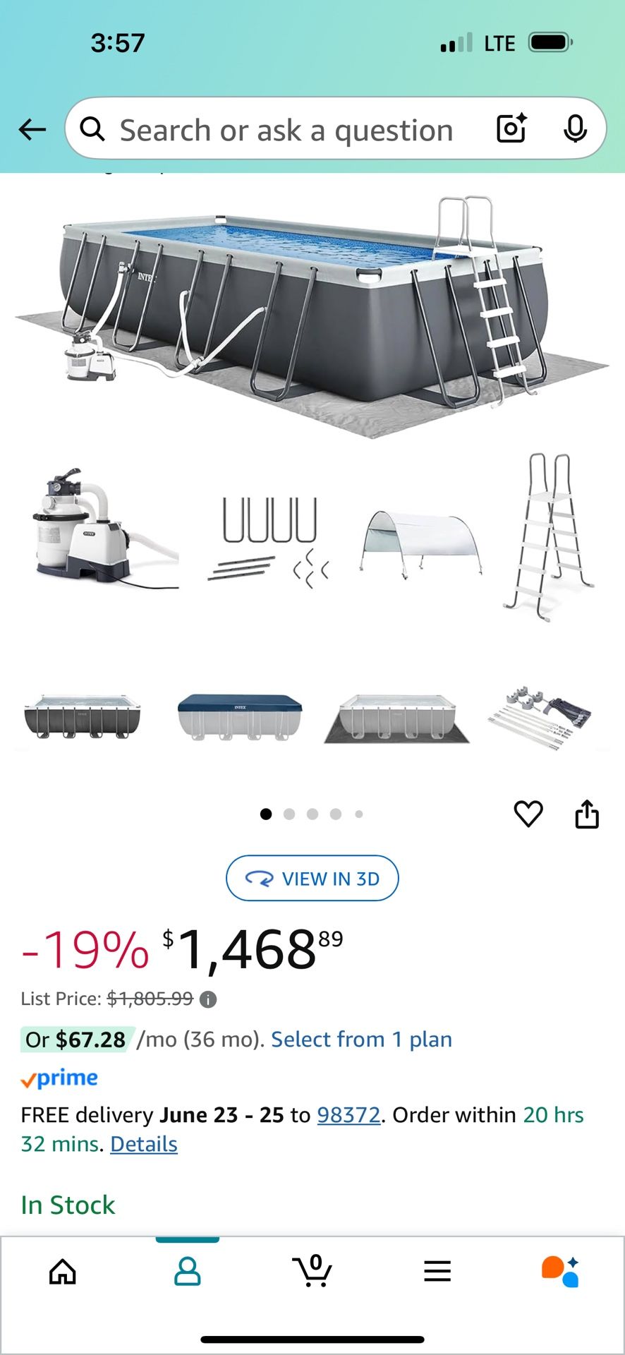 Intex Ultra Frame Pool