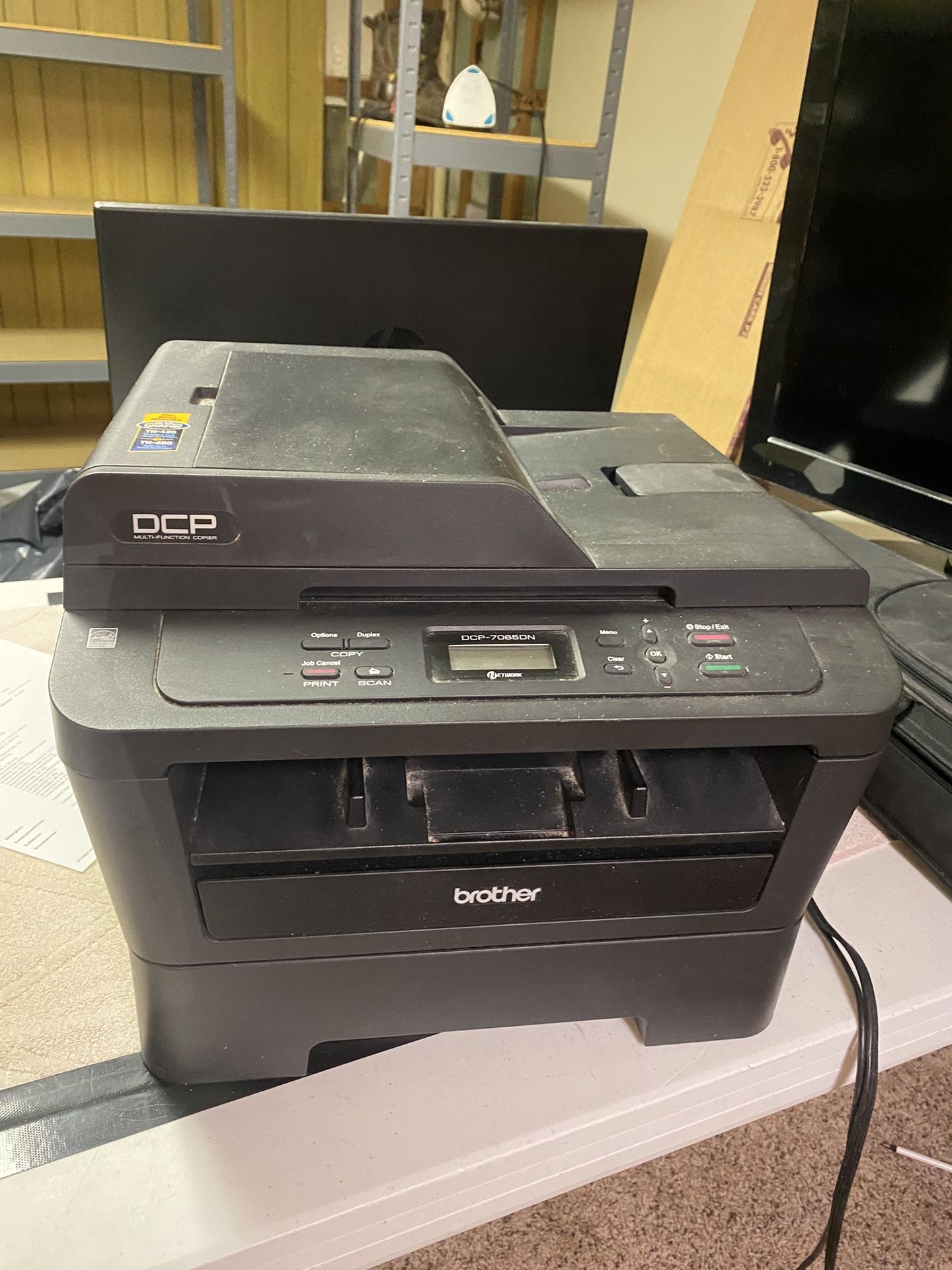 Brother DCP-7065DN Monochrome Laser All-in-One Printer with Duplex & Networking