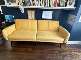 6 ft mid-century sofa/daybed