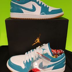 Jodan 1 Low Barcelona Size 9.5 For Men Nuevos 